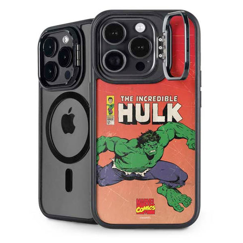 Marvel Classic Comics The Incredible Hulk iPhone 15 Pro Max Kickstand Case